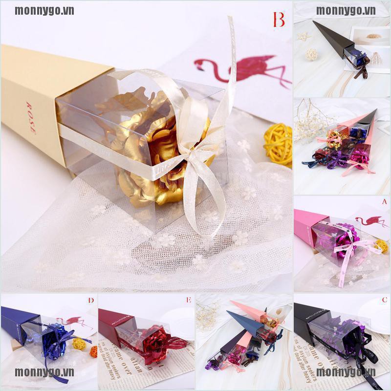 Bông Hoa Hồng Mạ Vàng 24k Sang Trọng