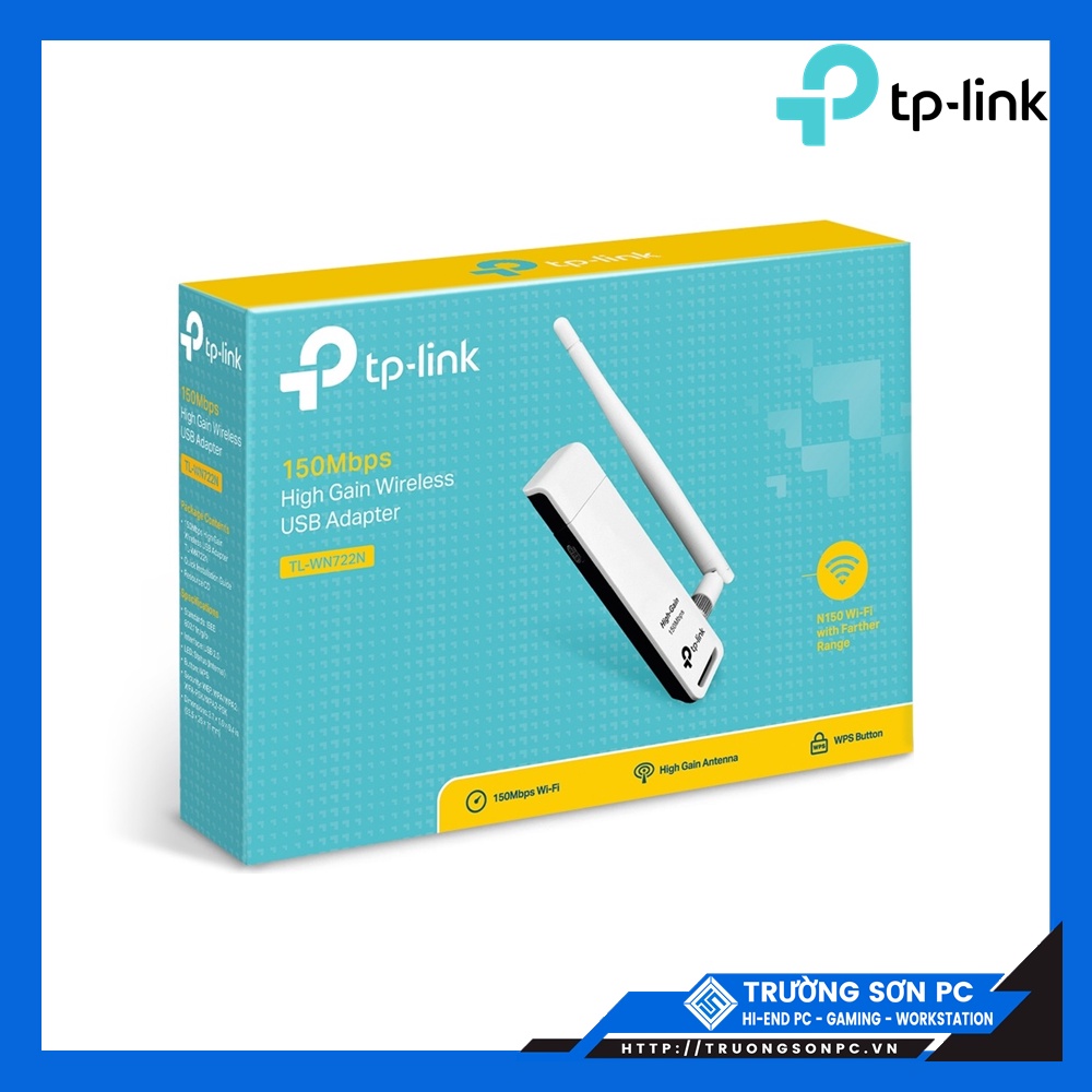 USB Thu Sóng WIFI TP-Link TL- WN722N (Hàng chính hãng)