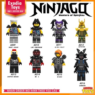 Xếp hình Minifigure Nhân vật Ninjago : Master Of Spinjitzu Season 8 - Đồ Chơi Lắp Ghép Sáng Tạo - LELE A009-A016