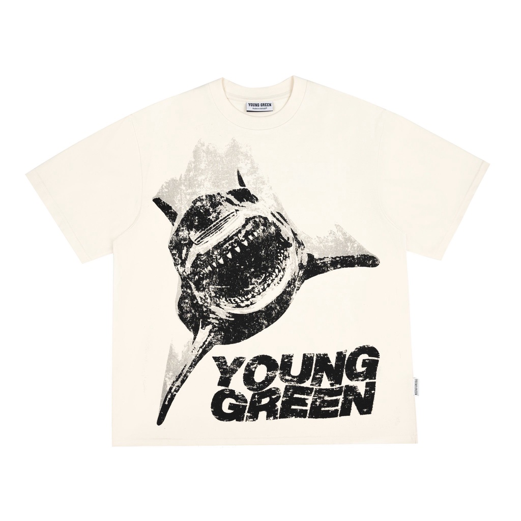 Áo thun SHARK CREAM - YOUNG GREEN