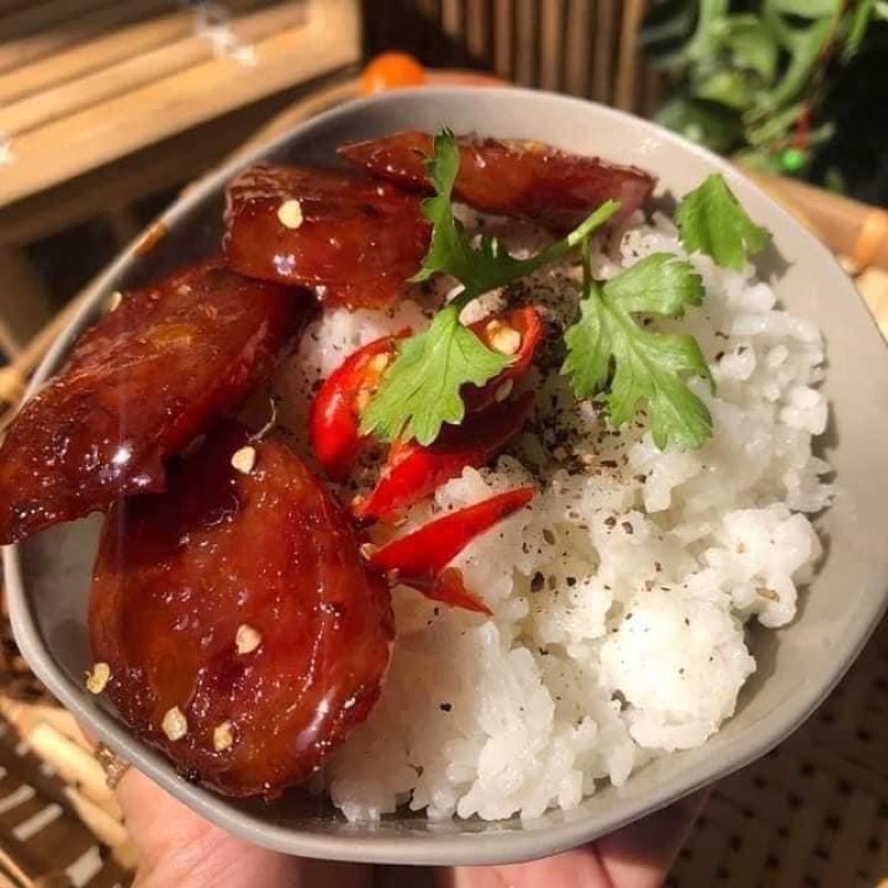 Lạp Xưởng Tôm Sóc Trăng Hút Chân Không 500g