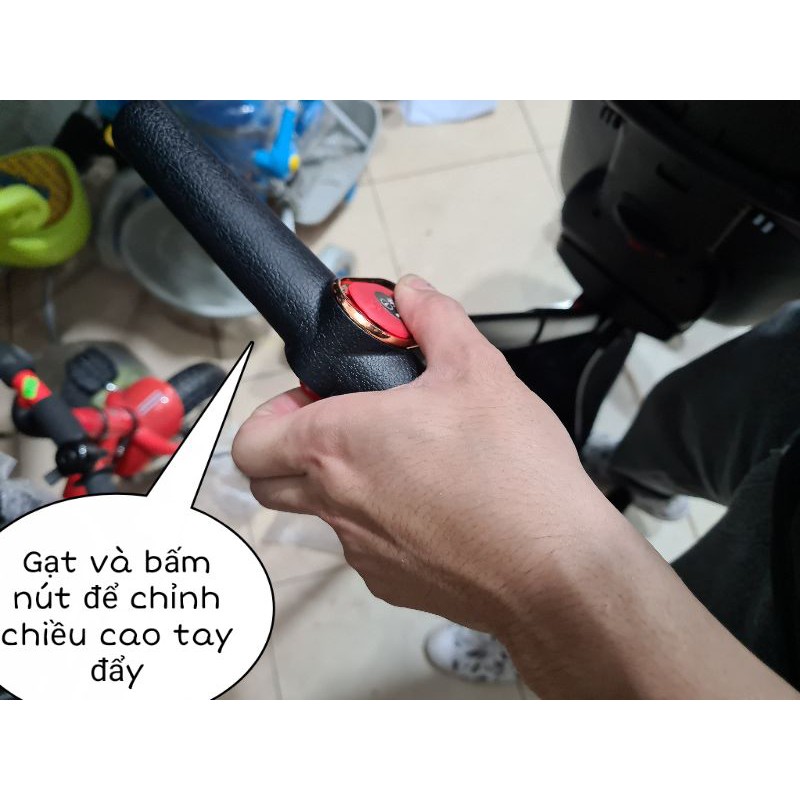 Xe đẩy gập gọn Baobaohao V18,V8 2 chiều có nằm ngả