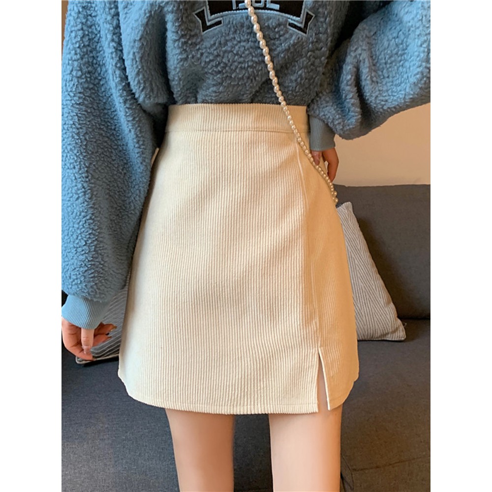 Chân váy kaki nhung CQ305