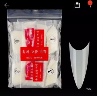 Móng đắp bột mũi nhọn