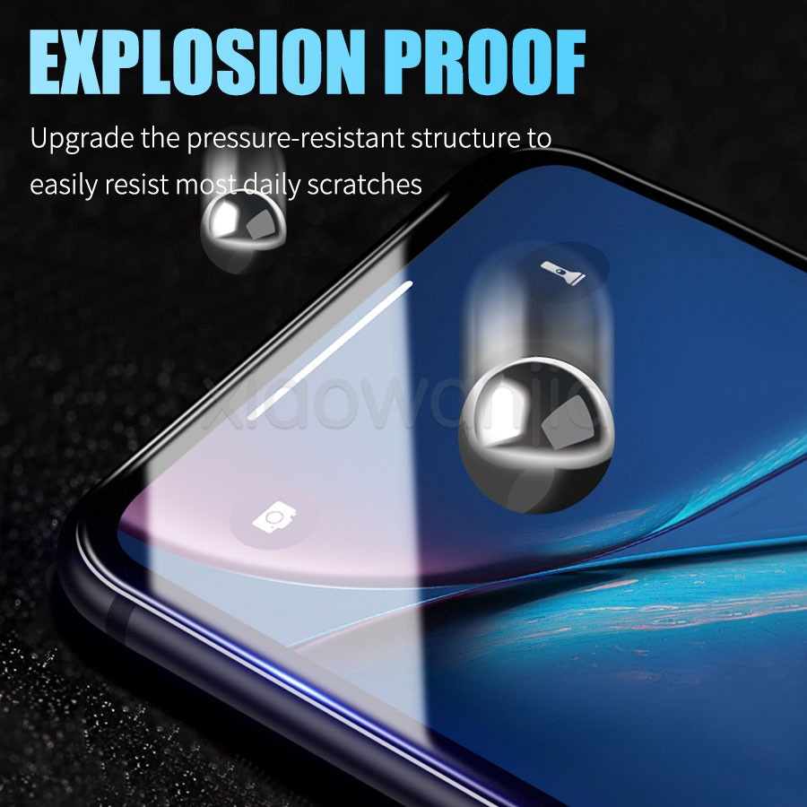 Miếng dán bảo vệ màn hình 11D bằng gốm dẻo mỏng trong suốt thích hợp cho iPhone 7 8 6 6splus X Xs Max Xr 11 12pro Se2020