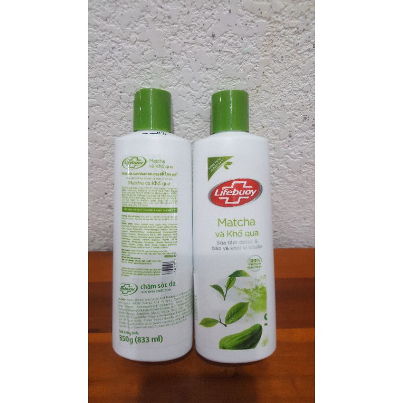 Combo 2c sữa tắm Lifebuoy matcha và khổ qua