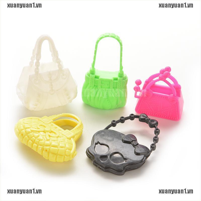 Set 10 Túi Xách Đeo Vai Dành Cho Búp Bê Barbie XUANYUAN1