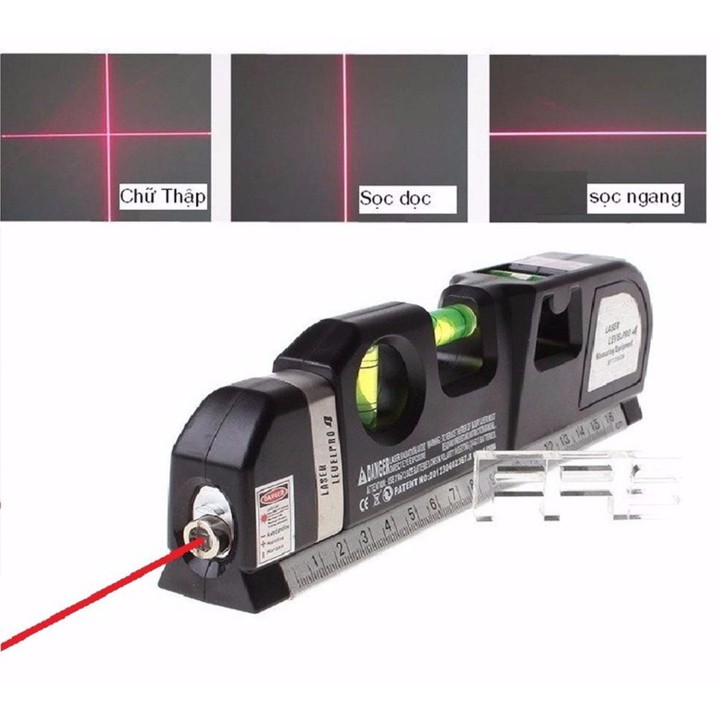 Thước đo laser 2 tia dọc ngang  Sunha SH79 đa năng chuyên dụng cho nhân viên kỹ thuật, thợ hồ SGT1639