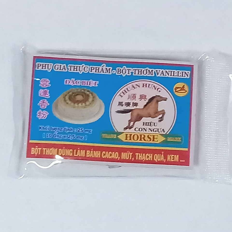 Bột vani thơm 10 ống