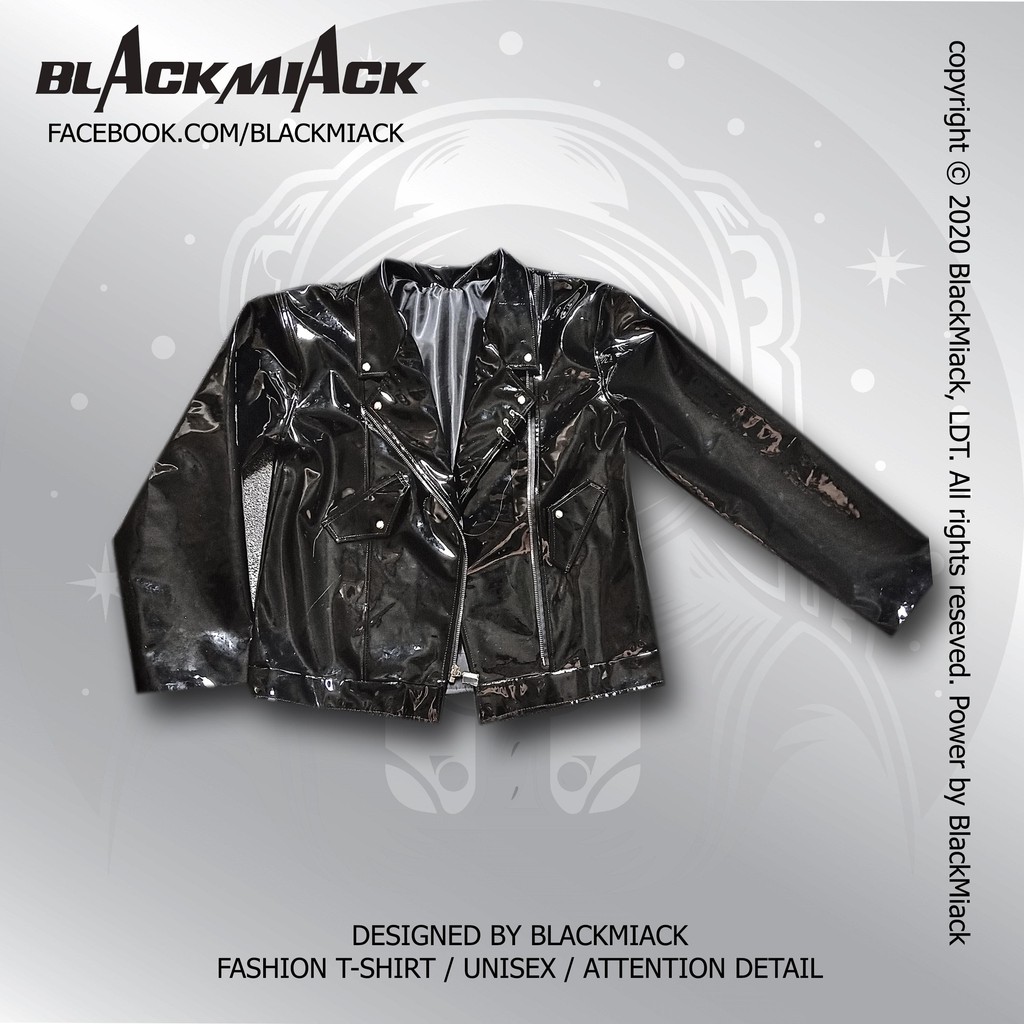 ÁO DA BIKER LIGHT JACKET - Áo khoác da BLACKMIACK - Khoác form rộng Unisex