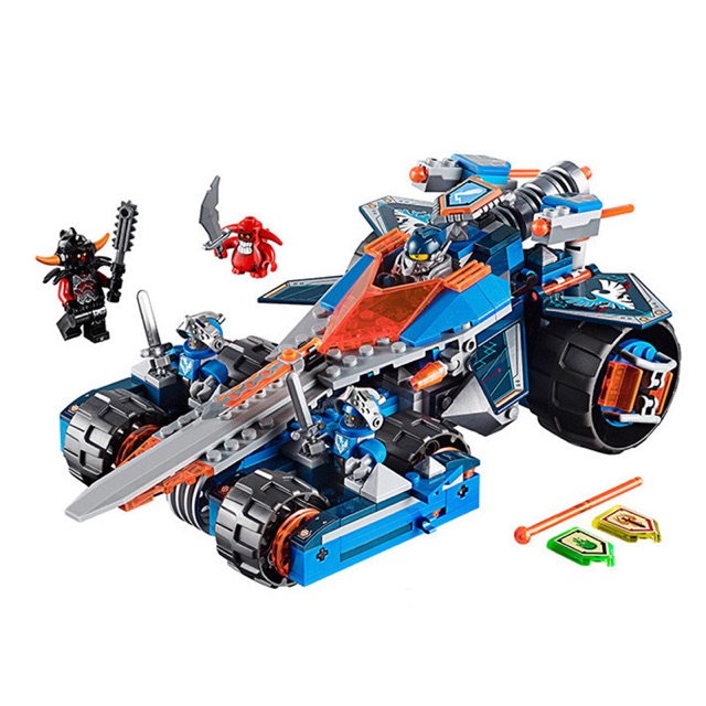 Siêu xe lưỡi kiếm của Clay Bela 10488 / Mã 81318 Nexo Knights ✨ Ảnh thật 2 ảnh cuối