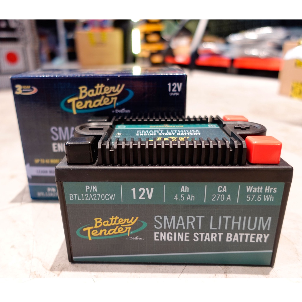 Bình ắc quy pin lithium Battery Tender 12V 4.5 CA 250A 57.6Wh hàng chính hãng bảo hành 3 năm - Home Motorcycle Workshop