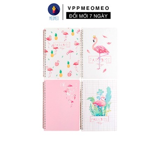 Combo 4 Sổ Lò Xo Thiết Kế Basic 120 Trang Giấy