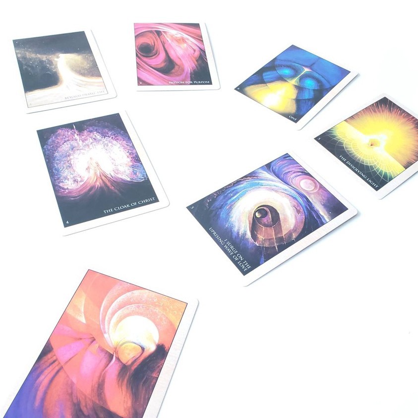 【 READY STOCK】Rumi Oracle Deck Cards Esoteric Alana Fairchild Esoteric Telling Blue Angel New  bìa