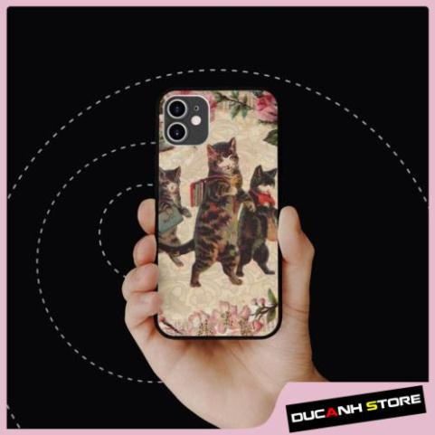 Ốp lưng iphone SAMSUNG hình Kitty Cổ Điển Mèo Cổ Mèo Hoa sang trọng đẹp  cho các dòng iPhone PAP20211068
