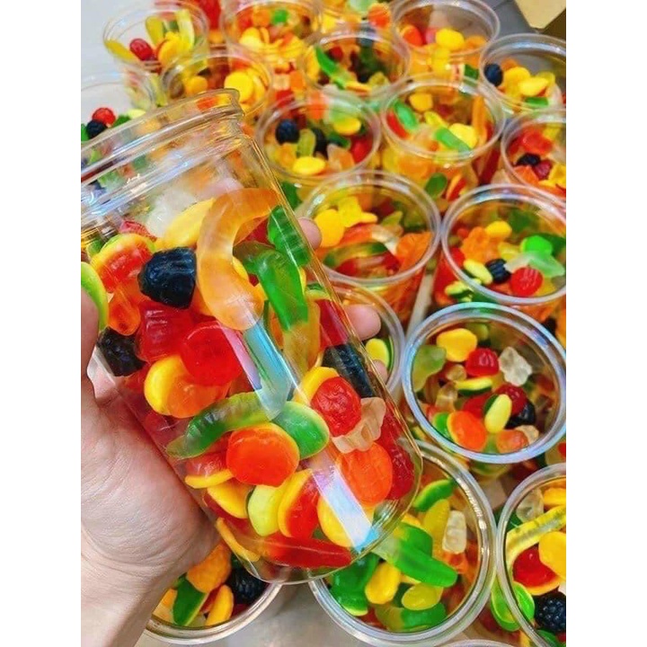 [Mã 44FMCGSALE1 giảm 0.1 đơn 250K] kẹo dẻo chíp chíp trái cây mix nhiều vị siêu ngon 500 gr