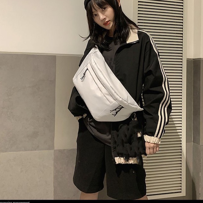 Túi Đeo Chéo Ngực Đựng Điện Thoại Chất Liệu Nylon Thời Trang Cho Nữ