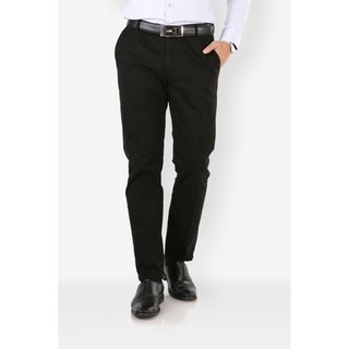 Quần dài Kaki nam - 100% cotton cao cấp (Đen) - HOA LONG