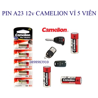 Pin 23a a23 12v alkaline camelion vỉ 5 viên