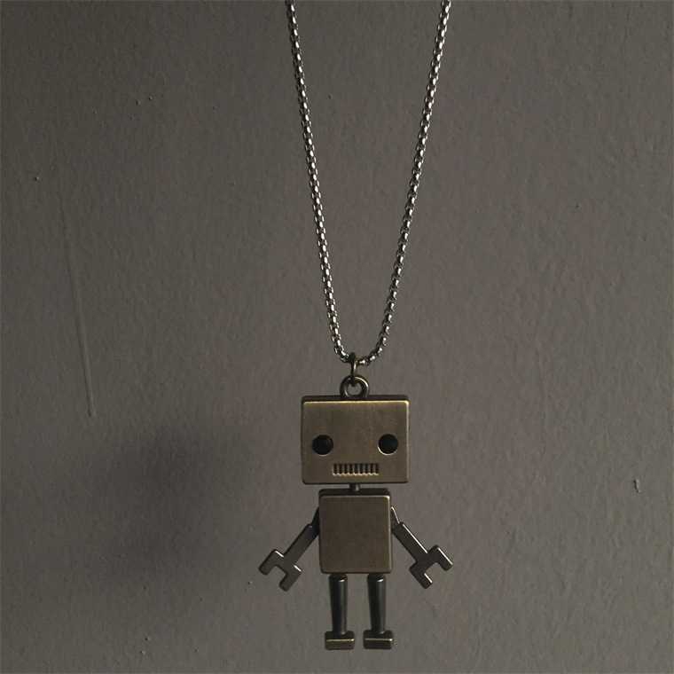 [Giao Hàng Miễn Phí] Dây Chuyền Mặt Robot 2297 Cá Tính