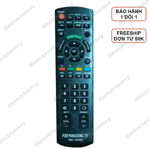 Remote Panasonic RM-1020M Giá Rẻ Cho Tivi Panasonic