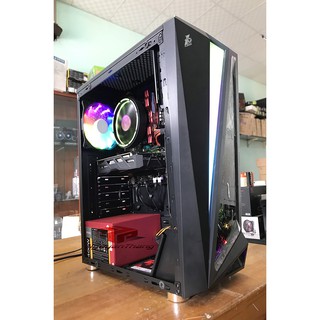 Case Máy Tính Gaming LED RGB Cực Đẹp Giá HS SV ( B75 i5 3570 ram 8gb ssd 120gb vga 4GB )
