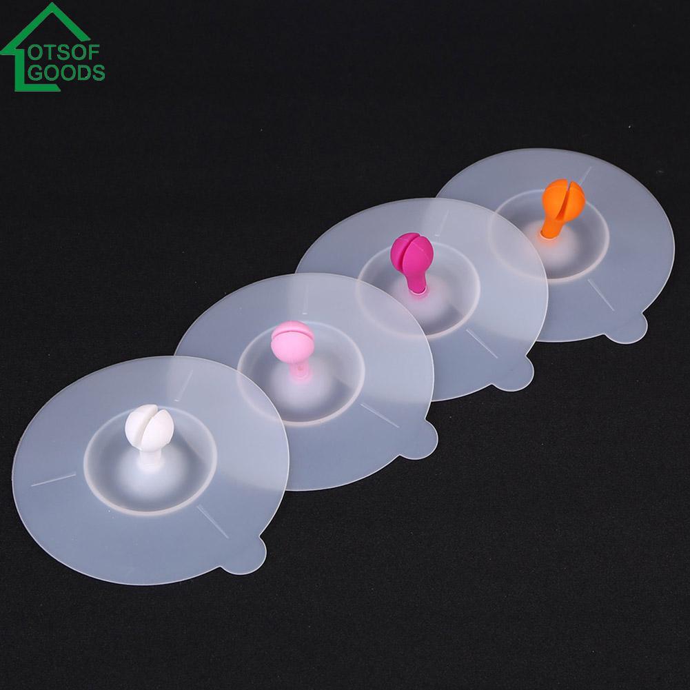 Nắp đậy ly uống nước bằng silicon hình cây mầm mầm non