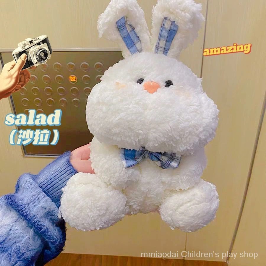 Thú nhồi bông hình thỏ đang ngủ đáng yêu