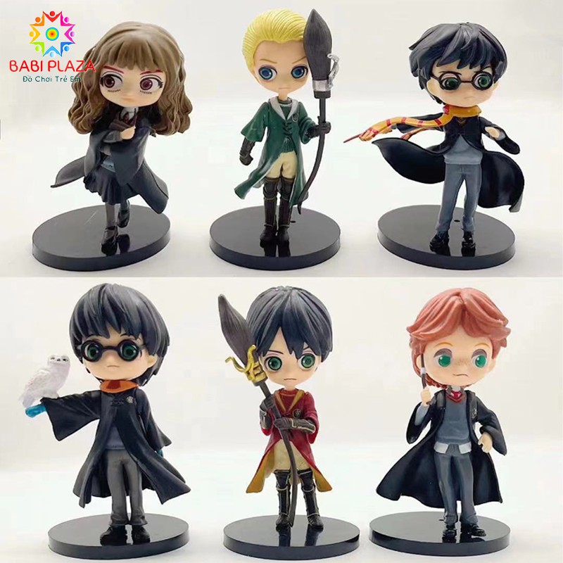 [ HARRY POTTER ] VÀ NHỮNG NGƯỜI BẠN PHÁP SƯ - BỘ MÔ HÌNH 6 NHÂN VẬT CAO 10CM