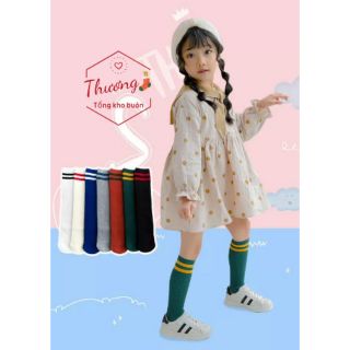 Tất đùi cho bé gái tất cao cổ thể thao Tadaa phong cách Hàn Quốc sành điệu - Hebi official