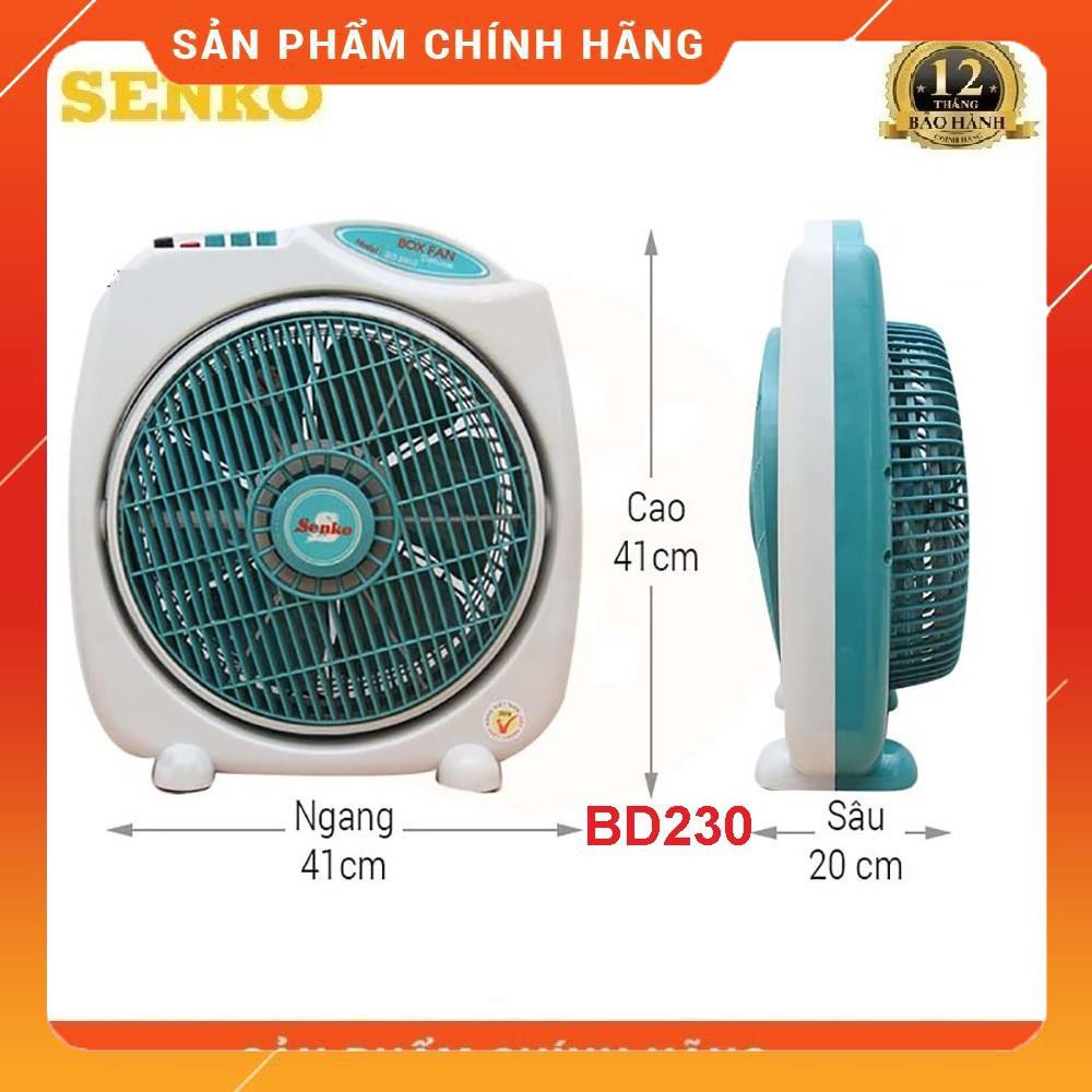 [FreeShip] Quạt hộp, Quạt tản SENKO BD230 [ Hàng chính hãng - Bảo hành 12 tháng ]