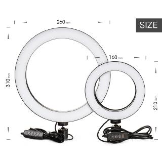 Đèn Led Tròn 16/26cm Hỗ Trợ Chụp Ảnh