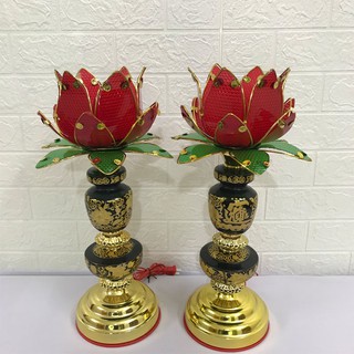 Đèn thờ điện hoa sen