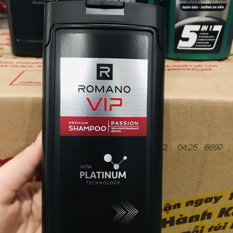 Dầu gội cao cấp Romano Vip 180g