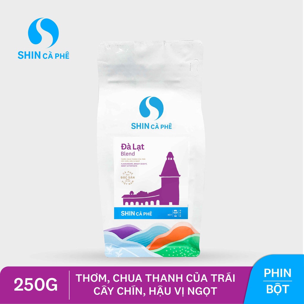 Cà Phê Đặc Sản Pha Phin SHIN Cà Phê - Đà Lạt Blend