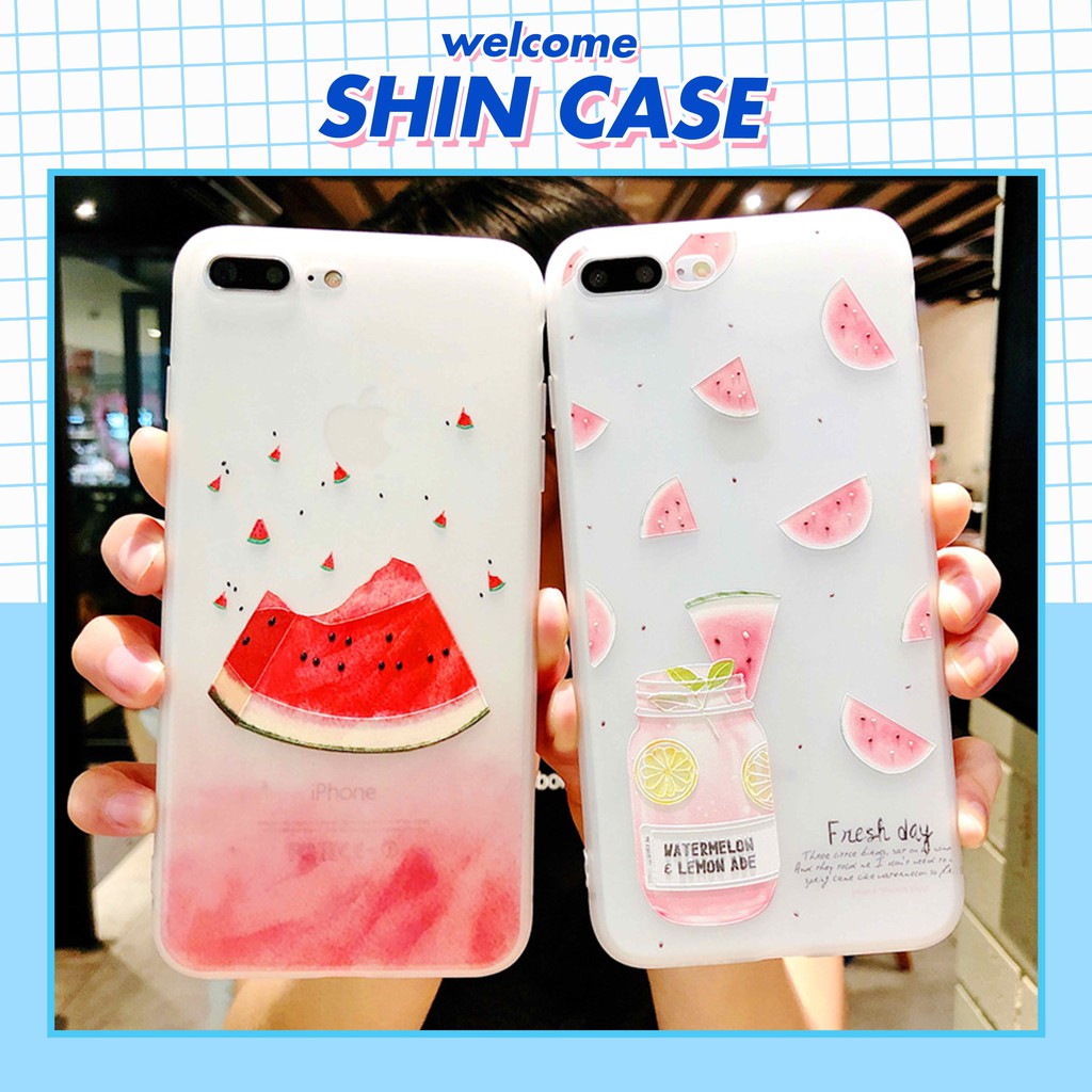 Ốp lưng iphone Fresh day TPU trơn dẻo mềm 5/5s/6/6plus/6s/6splus/7/7plus/8/8plus/x/xr/xs/11/12/pro/max/plus/promax