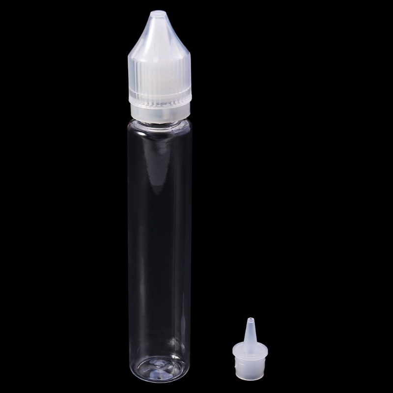 Bình Nước Rỗng 10ml - 120ml Bằng Nhựa Trong Suốt Có Nắp Dài