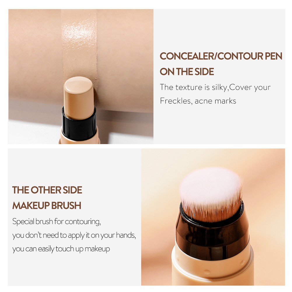 Thỏi Kem Tạo Khối Bắt Sáng Trang Điểm Tự Nhiên GECOMO