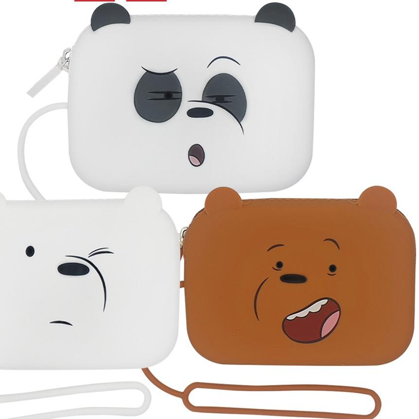 Sản Phẩm Đặc Biệt Miniso Ví Tiền Xu Silicon Hình Gấu We bare bears lt0....