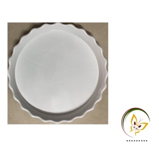 Đĩa lót chậu tròn khía phi 18cm - #051c#
