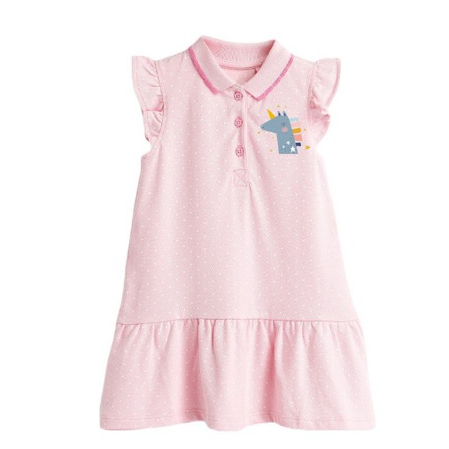 Váy Pony hồng chấm bi đuôi cá cực xinh