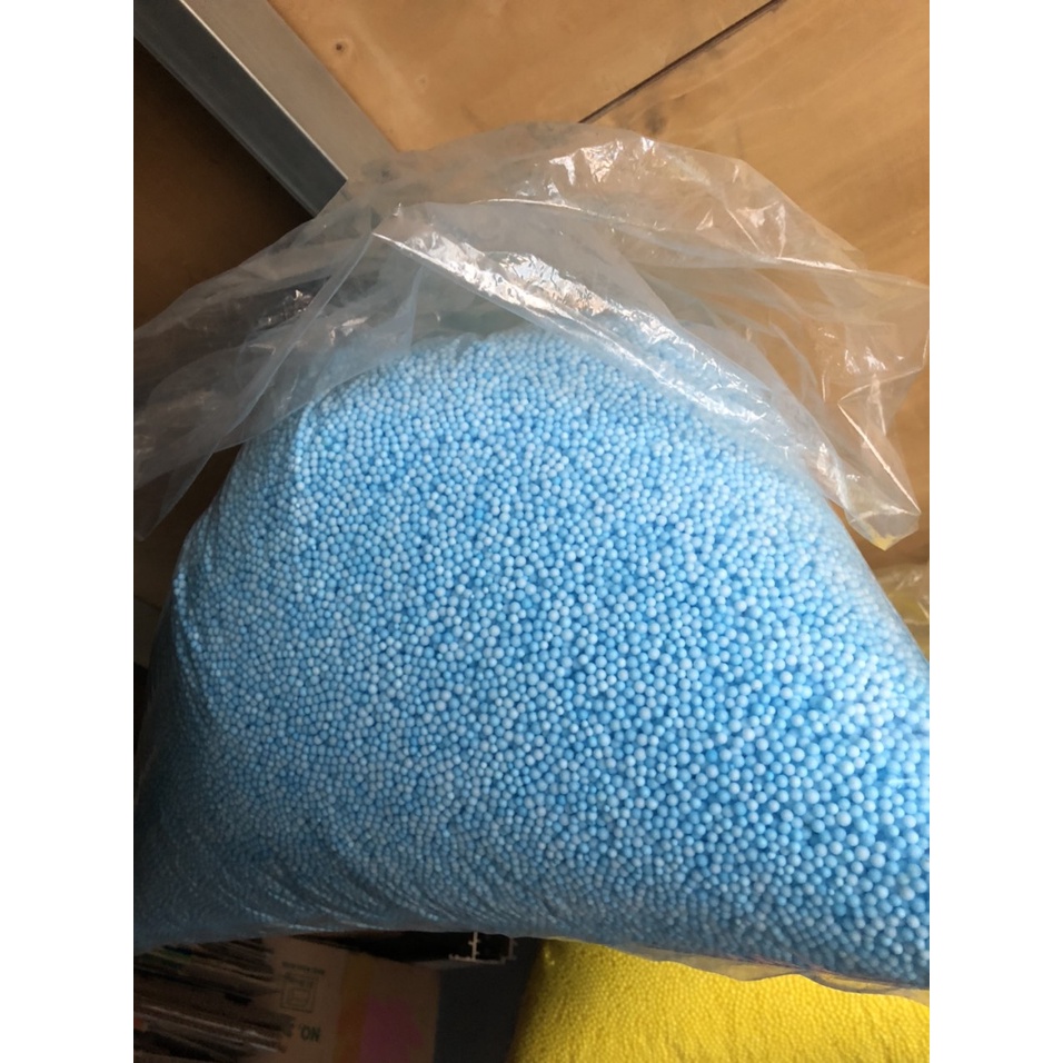 1kg Hạt Xốp Màu Dùng Bỏ Hộp Quà Tặng, Sinh Nhật, chơi Slime...