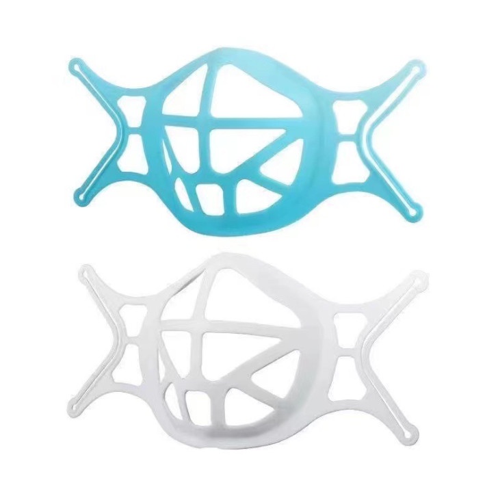Giá Đỡ Khẩu Trang, Miếng Đệm Lót Mặt Nạ 3D Bằng Silicon Thoáng Khí Chống Bụi