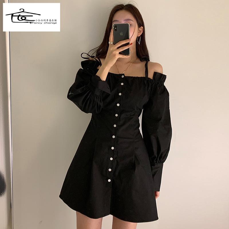 Áo Liền Thân Hở Vai Một Bên Vai Dễ Phối Đồ Với Tai Gỗ Thời Trang Mùa Hè Đặc Biệt Dành Cho Nữ