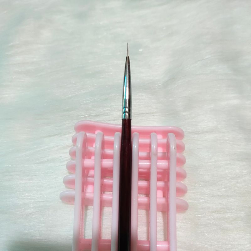 Cọ nét cán đá cao cấp size 9mm , Cọ vẽ chuyên dụng cho dân làm móng