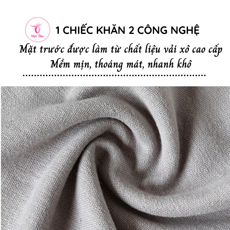 Khăn mặt trẻ em cotton hình tai thỏ cao cấp VIỆT THƯ, siêu mềm mại, siêu thấm hút, 50gr, 25x50cm