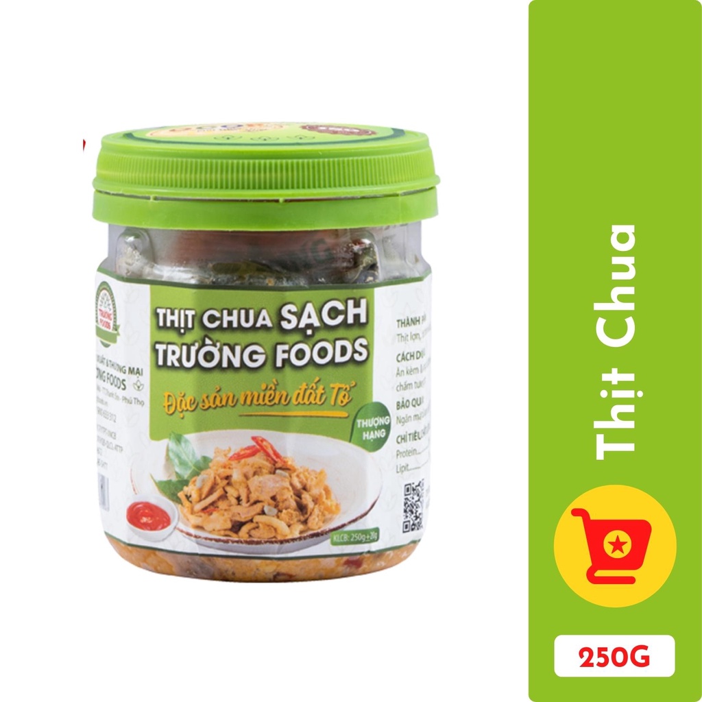 [HÀNG CÓ SẴN] Thịt chua thượng hạng 250g