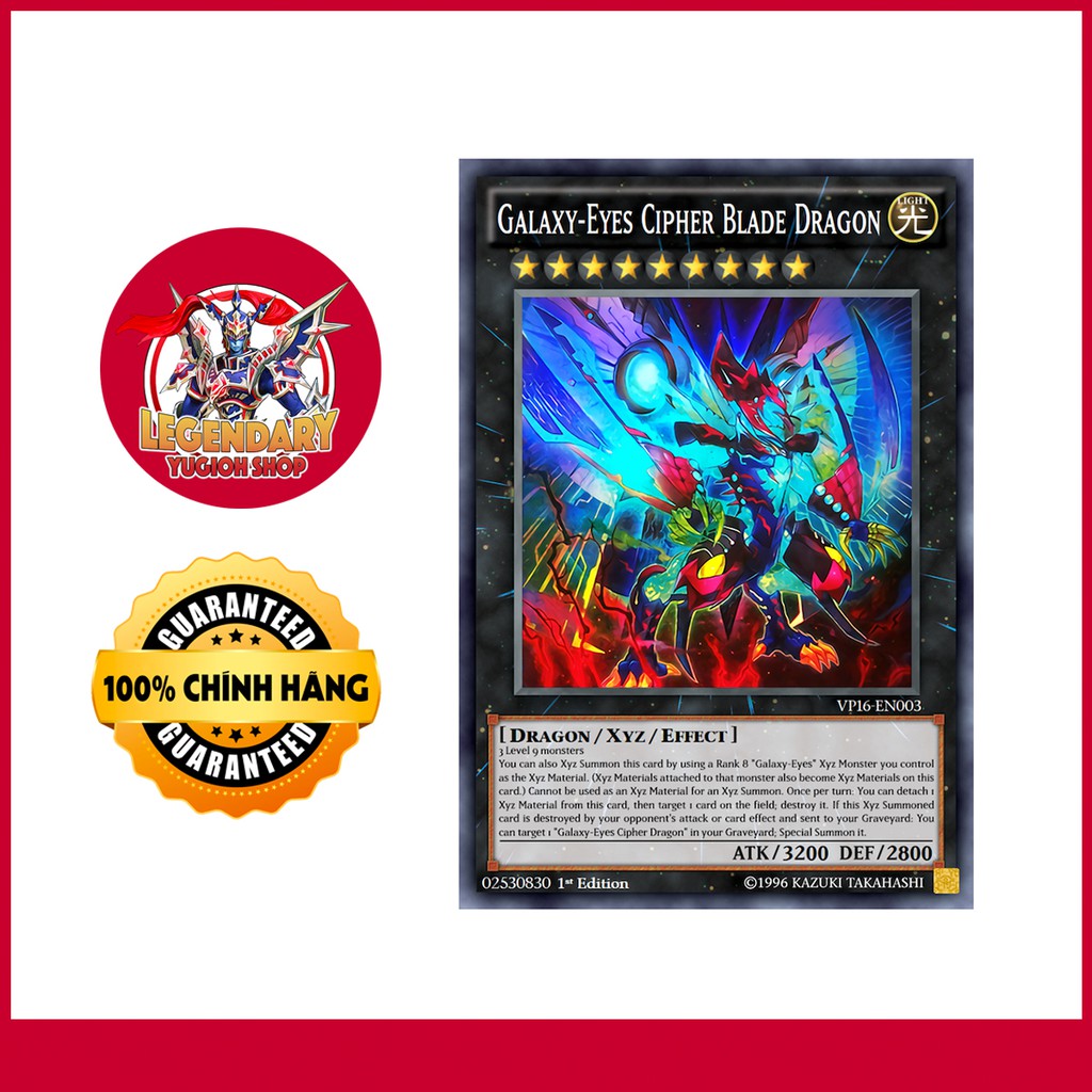 [EN-JP][Thẻ Bài Yugioh Chính Hãng] Galaxy-Eyes Cipher Blade Dragon