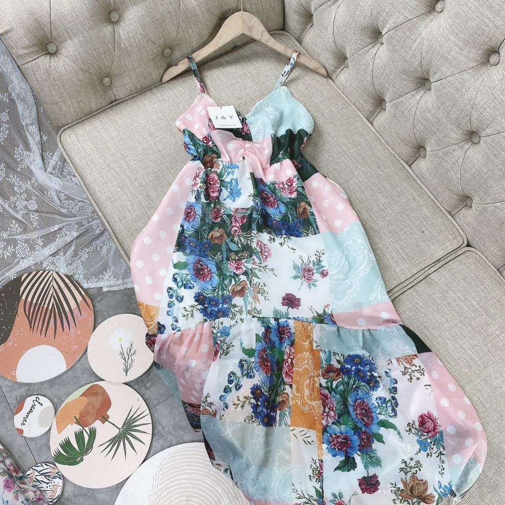 Set đồ nữ cá tính, set váy liền thân đi chơi sang chảnh mùa hè đẹp 8A00093 THVVN | BigBuy360 - bigbuy360.vn