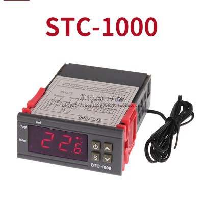 Điều khiển nhiệt độ và độ ẩm STC-1000/STC-3008/STC-3028 kèm dây nguồn và bóng đèn